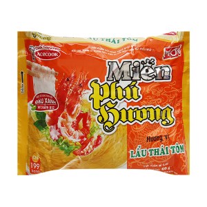 Miến Phú Hương lẩu Thái tôm gói 60g