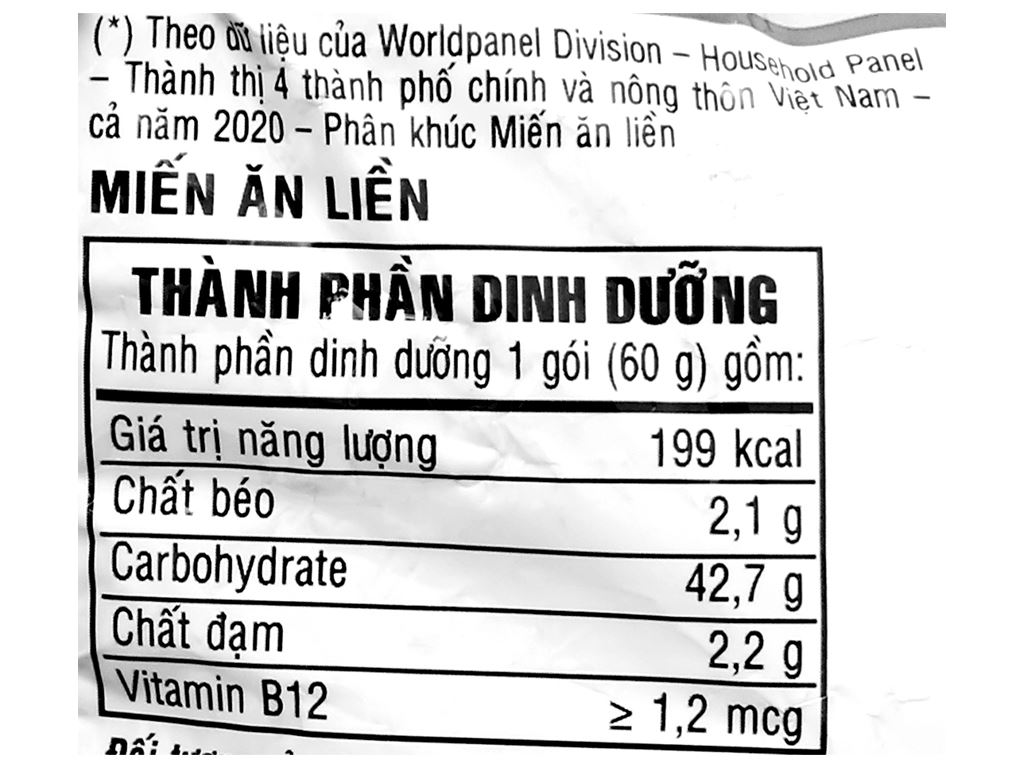Miến Phú Hương lẩu Thái tôm gói 60g 6