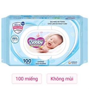 Khăn ướt Bobby không mùi