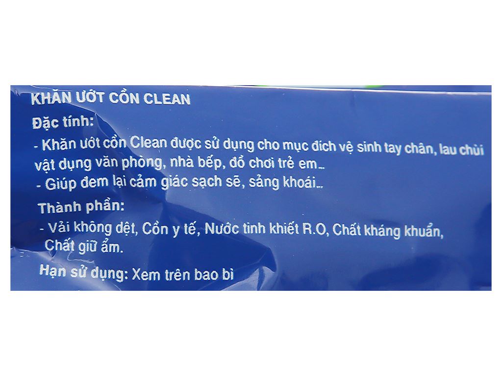 Lốc 6 gói kướt cồn HLP Clean gói 20 miếng ở Bách hóa XANH