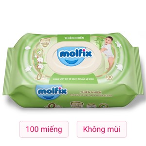 Khăn ướt Molfix sạch khuẩn vệ sinh