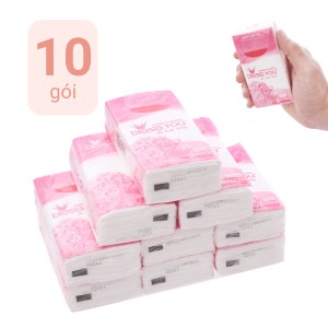 Lốc 10 gói khăn giấy lụa Bless You À La Vie 3 lớp 12 tờ
