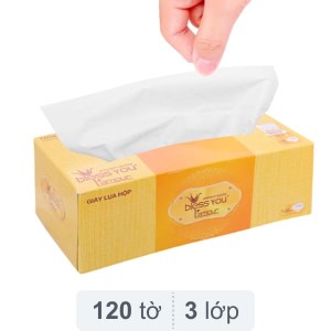 Khăn giấy lụa Bless You L'amour 3 lớp 120 tờ