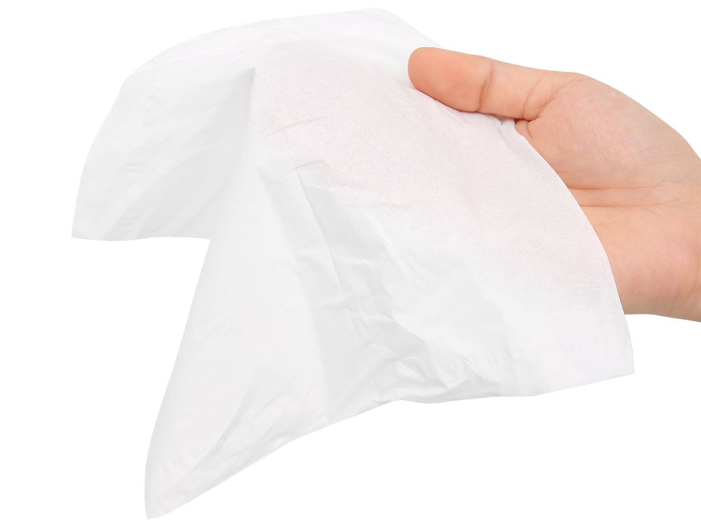 Gói 220 tờ khăn giấy lau mặt Puri không mùi 2 lớp 7