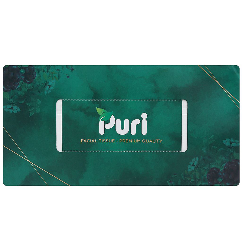 Gói 200 tờ khăn giấy lau mặt Puri không mùi 3 lớp 11