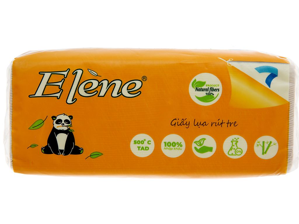 Khăn giấy rút Elène 3 lớp gói 100 tờ 5