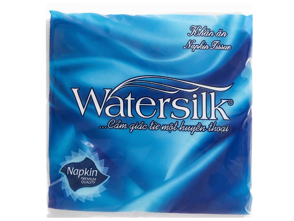 Khăn giấy ăn Watersilk 1 lớp gói 100 tờ 3
