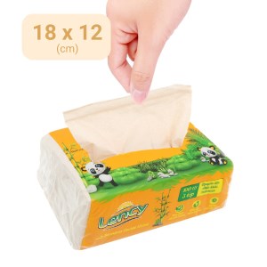 Khăn giấy lau mặt Lency 3 lớp 100 tờ