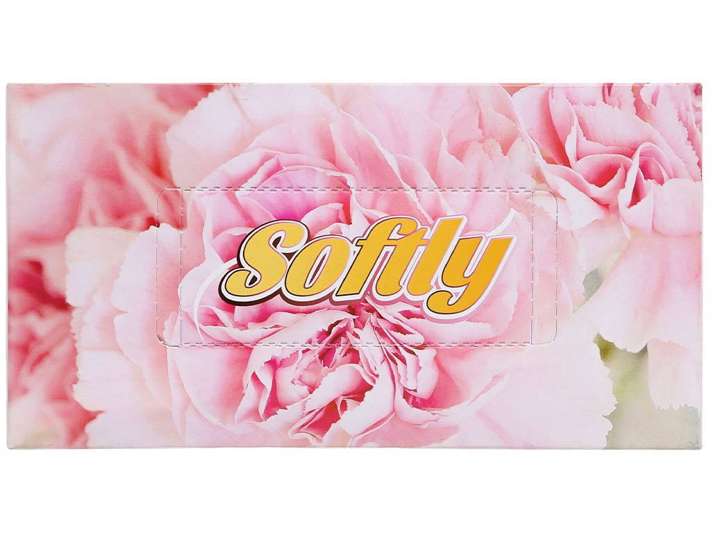 Khăn giấy lụa Softly 2 lớp 220 tờ 1