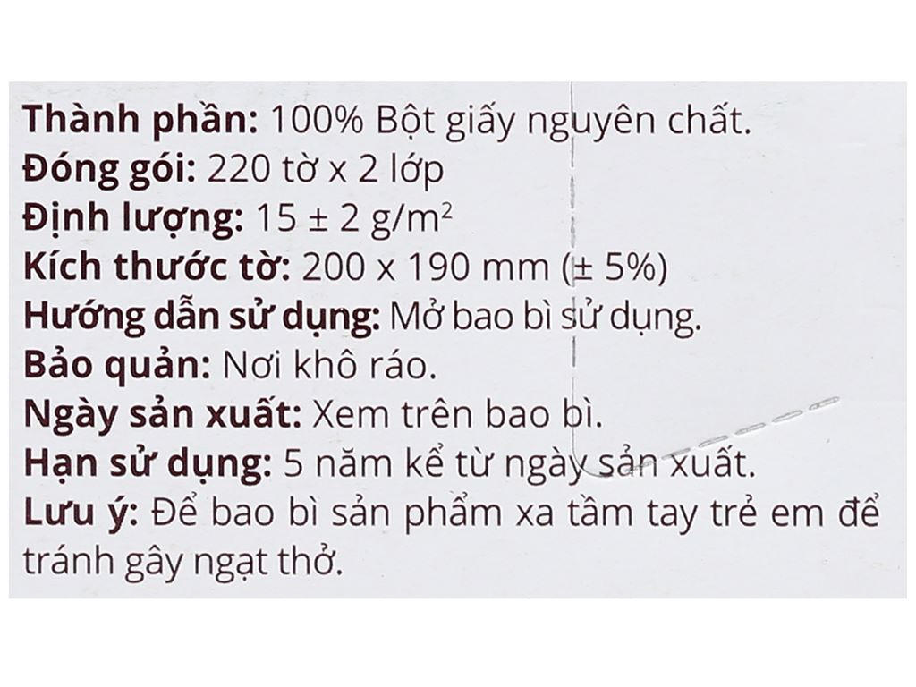 Khăn giấy lụa Softly 2 lớp 220 tờ 6