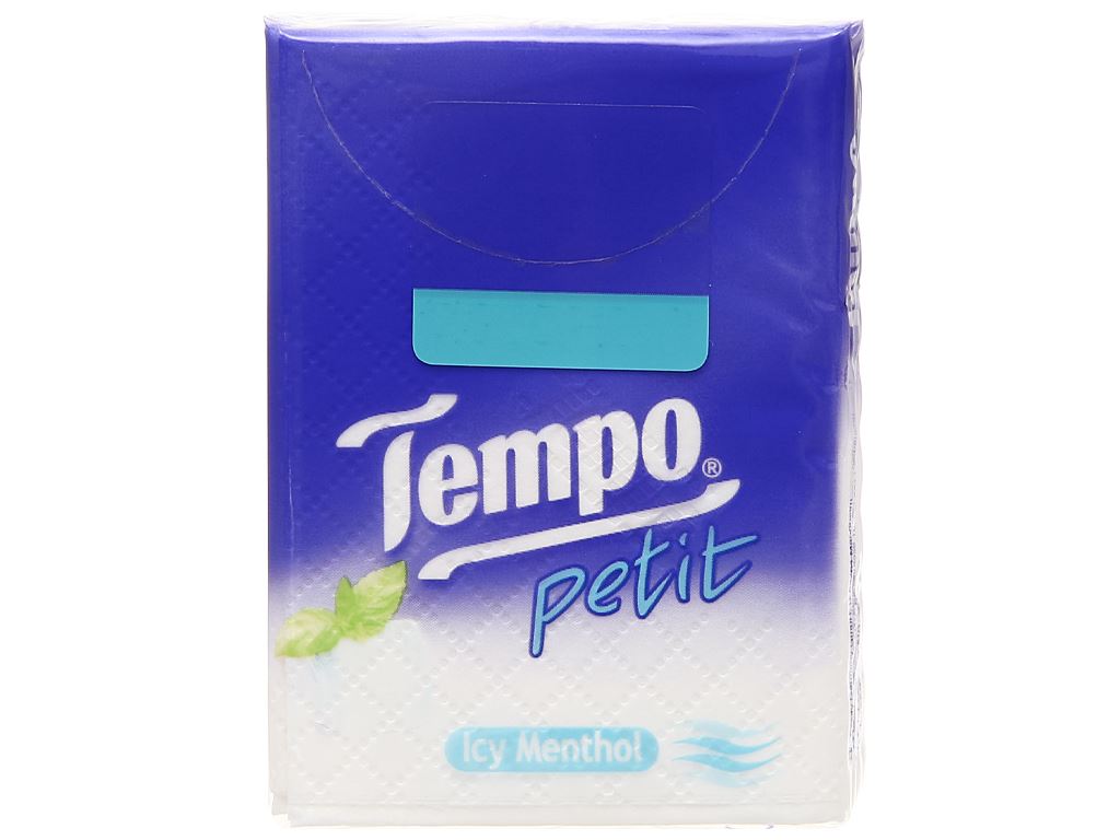 Lốc 6 gói khăn giấy bỏ túi Tempo hương bạc hà 4 lớp (21cm x 21cm) 3