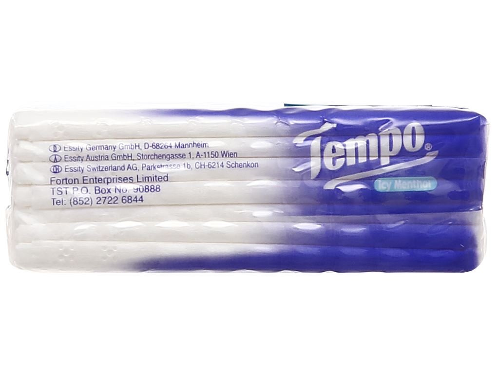 Lốc 6 gói khăn giấy bỏ túi Tempo hương bạc hà 4 lớp (21cm x 21cm) 5