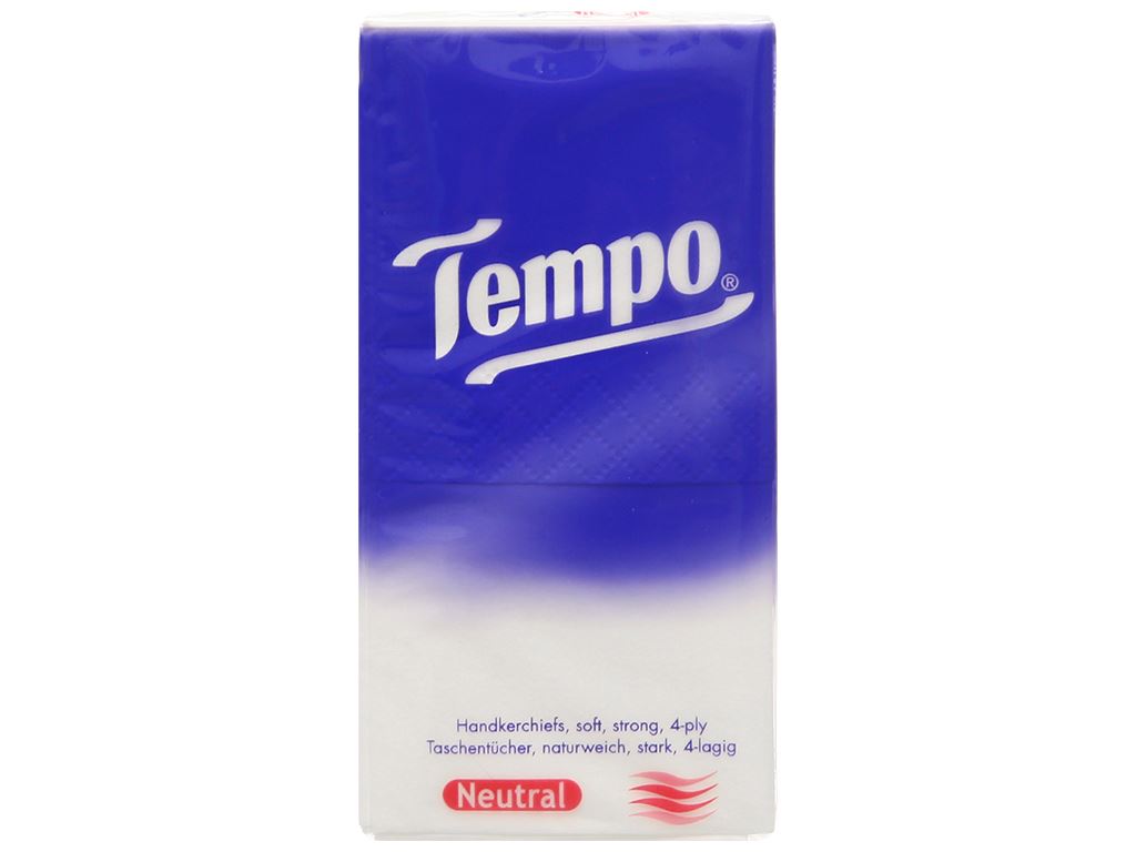 Lốc 10 gói khăn giấy bỏ túi Tempo không mùi 4 lớp 2
