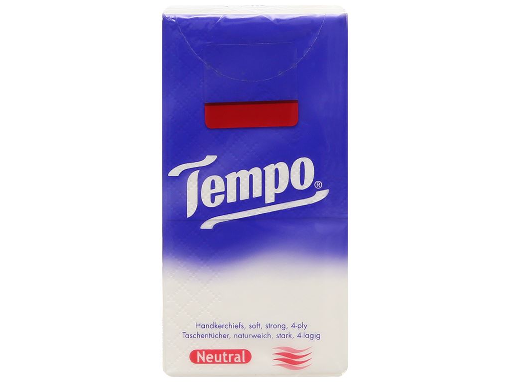 Lốc 10 gói khăn giấy bỏ túi Tempo không mùi 4 lớp 3