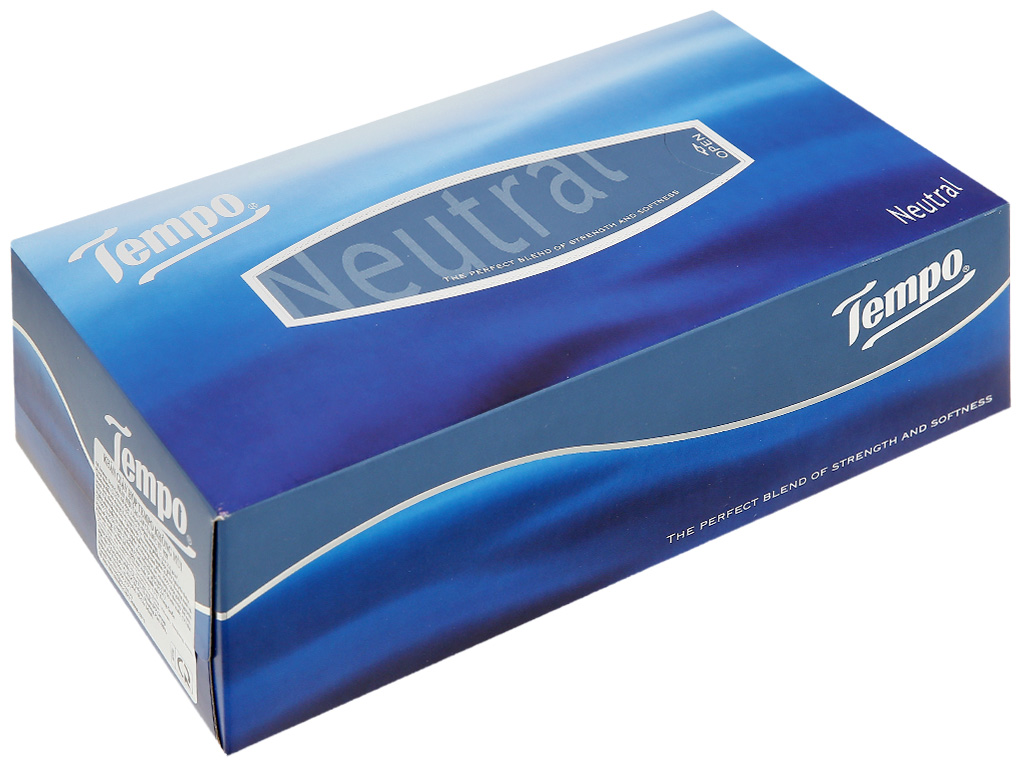 Khăn giấy rút Tempo không mùi 3 lớp 86 tờ (21cm x 19.5cm) 10