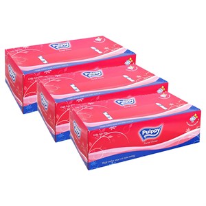 Combo 3 khăn giấy lụa Pulppy không mùi