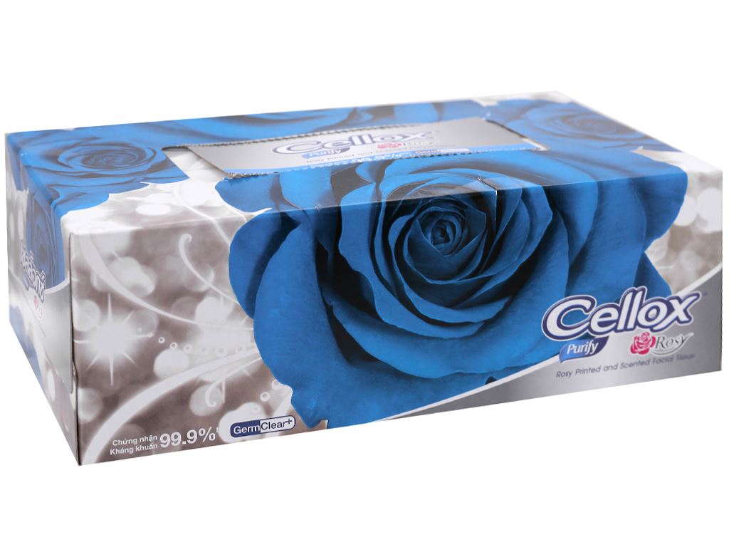 Khăn giấy Cellox Rosy 2 lớp hộp 150 tờ 4