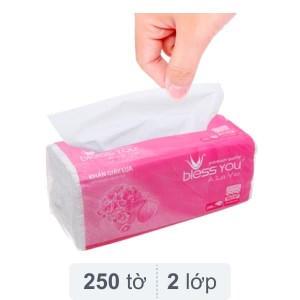Khăn giấy lụa Bless You À La Vie 2 lớp 250 tờ