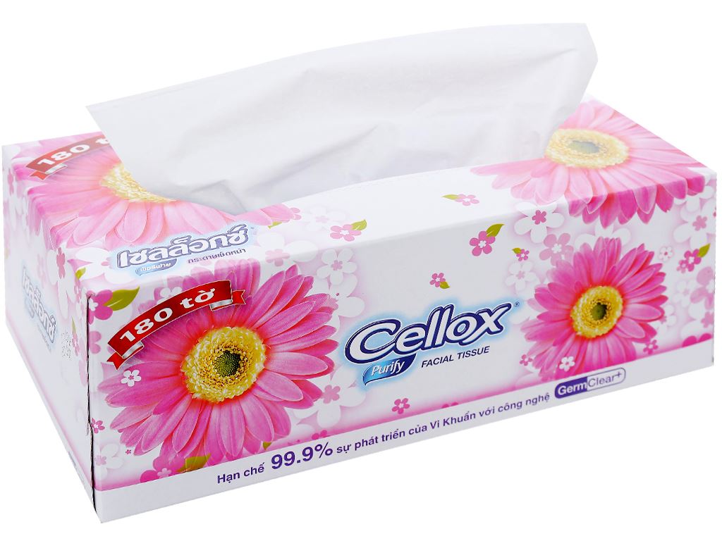 Khăn giấy Cellox Purify 2 lớp 180 tờ 5