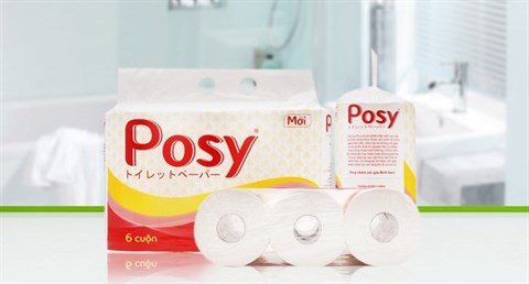 Giấy vệ sinh Posy Premium 3 lớp 6 cuộn