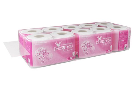 Giấy vệ sinh Sài Gòn Bless you À Lavie lốc 10 cuộn