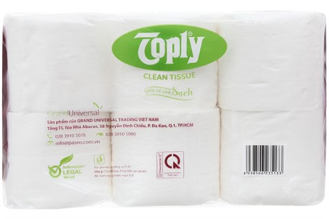 Giấy vệ sinh Toply 12 cuộn 2 lớp-3