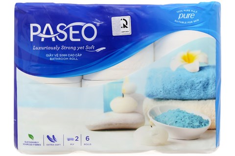 Giấy vệ sinh Paseo 6 cuộn 2 lớp-1
