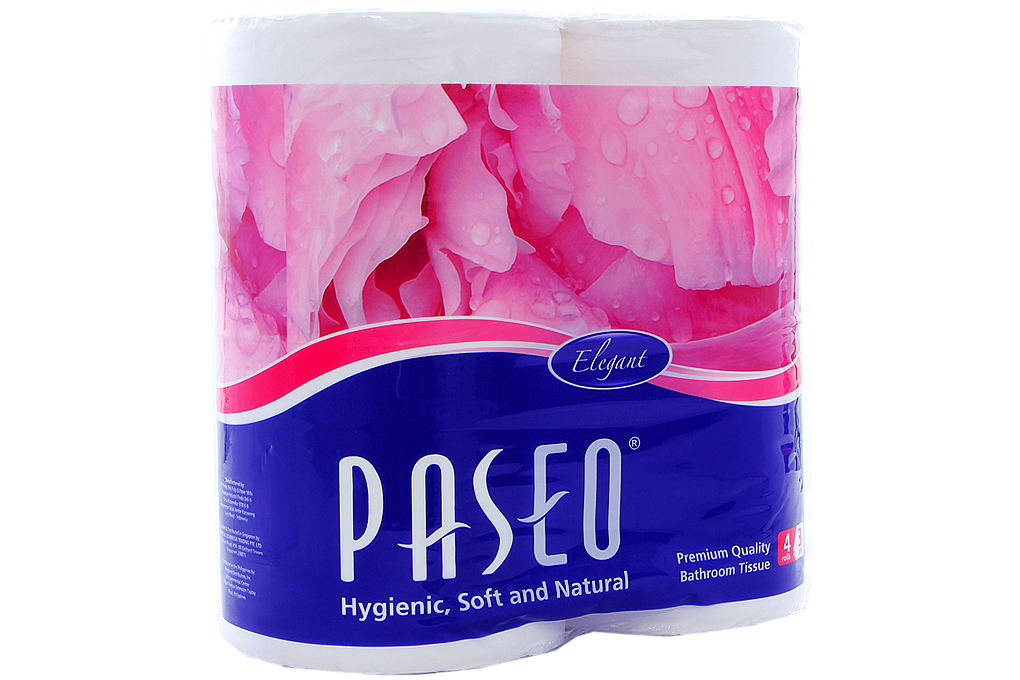 Giấy vệ sinh Paseo 280 tờ 4 cuộn 3 lớp