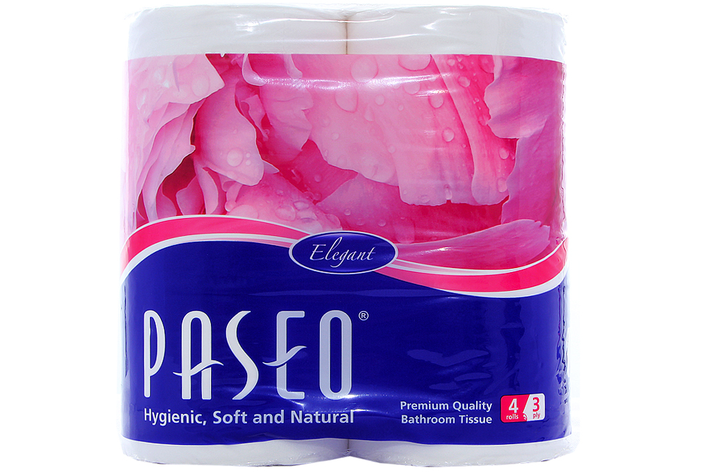 Giấy vệ sinh Paseo 280 tờ 4 cuộn 3 lớp