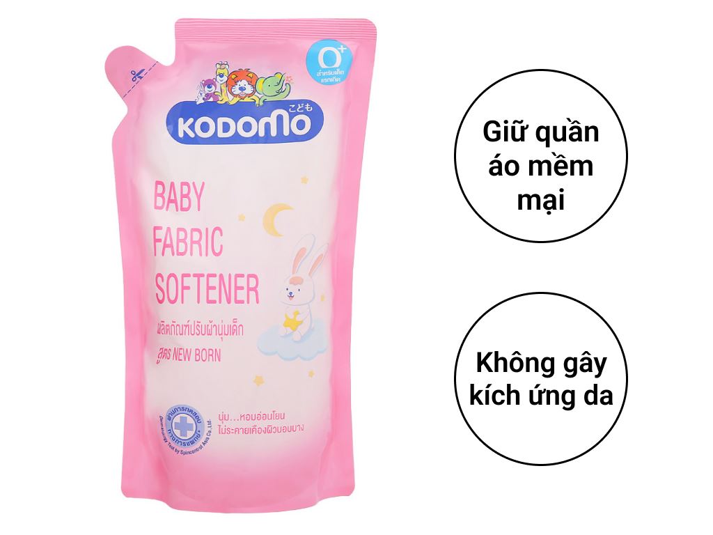 Nước xả cho bé Kodomo Soft & Dry túi 600ml 2