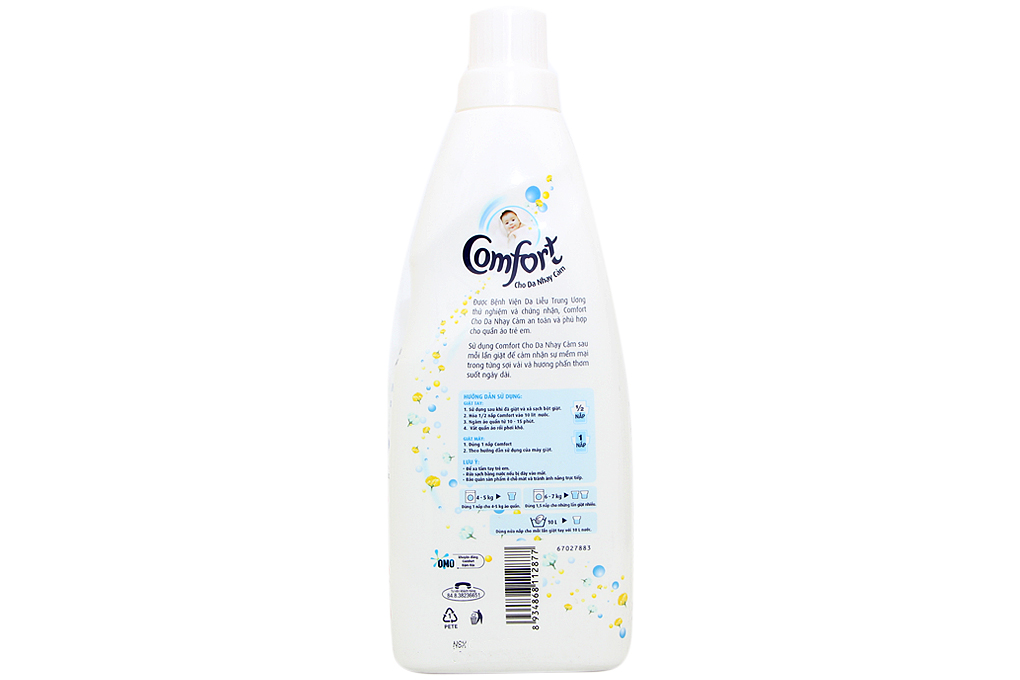 Nước xả Comfort đậm đặc cho Da nhạy cảm chai 800ml