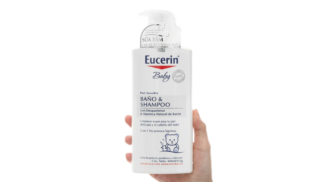 Sữa tắm Eucerin Baby Wash & Shampoo