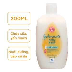 Sữa tắm Johnson's chứa sữa và yến mạch cheeky cherry 200ml