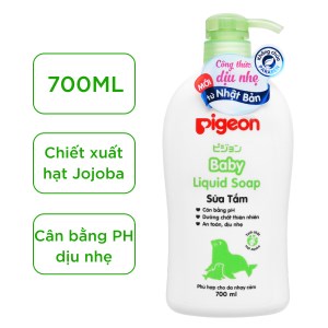 Sữa tắm em bé Pigeon Liquid Soap chiết xuất Jojoba 700ml