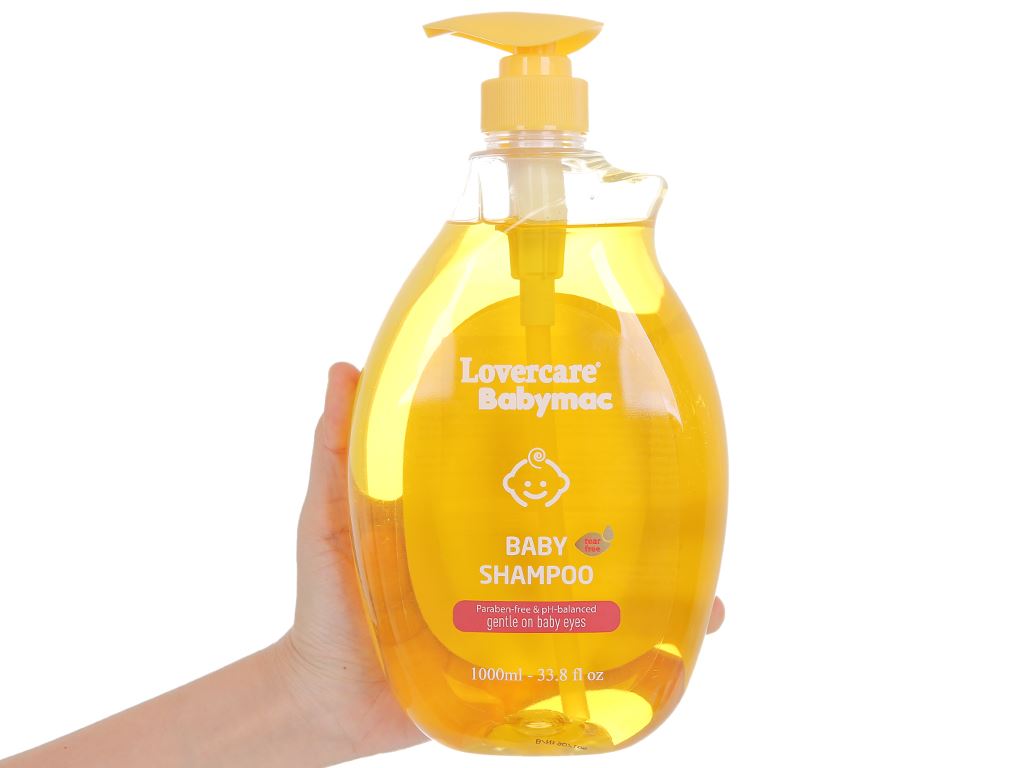 Dầu gội cho bé Lovercare Babymac Baby Shampoo 1 lít 4