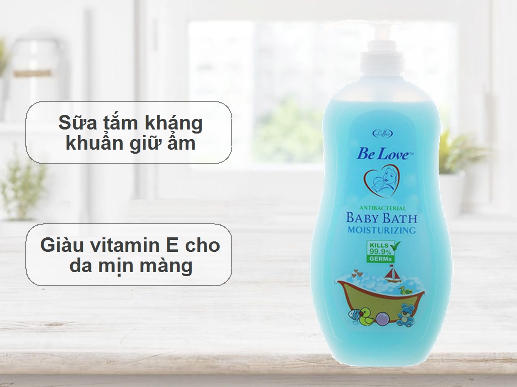 Sữa tắm em bé L’Affair Be Love kháng khuẩn - giữ ẩm 850ml 2