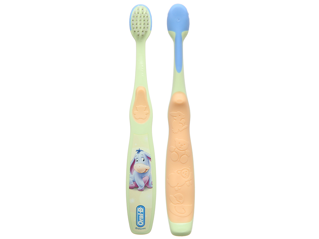 Bàn chải đánh răng cho bé 0.4 - 2 tuổi Oral-B Stages 1 lông mềm vỉ 1 3