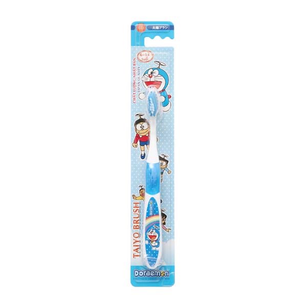 Bàn chải cho bé Taiyo Doraemon lông mềm (6 - 12 tuổi) - Màu hồng - AVAKids.com