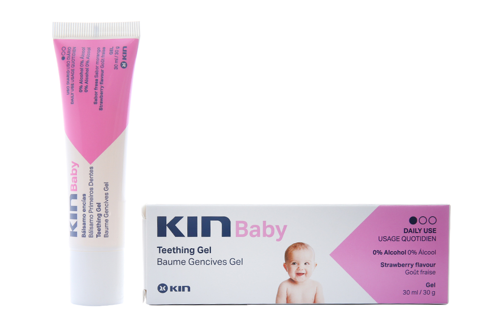 Gel Kin Baby Teething giảm đau khi mọc răng tuýp 30g 07/2024
