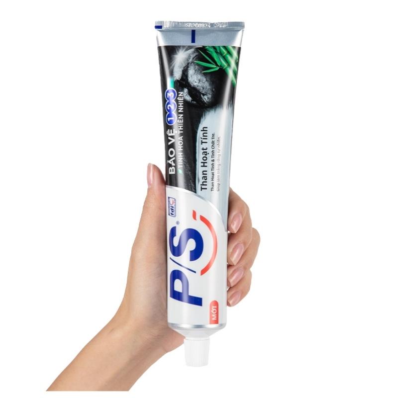 Kem đánh răng từ 6 tuổi P/S Bảo Vệ 123 Tinh Hoa Thiên Nhiên hương lá tre 230g 4