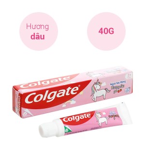 Kem đánh răng cho bé trên 2 tuổi Colgate hương dâu 40g (giao mẫu ngẫu nhiên)