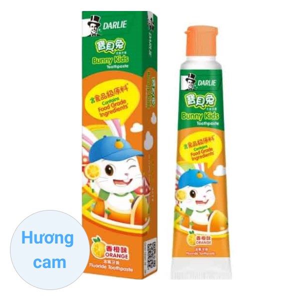 Kem Đánh Răng Cho Bé Từ 3 Tuổi Darlie Hương Cam 40G