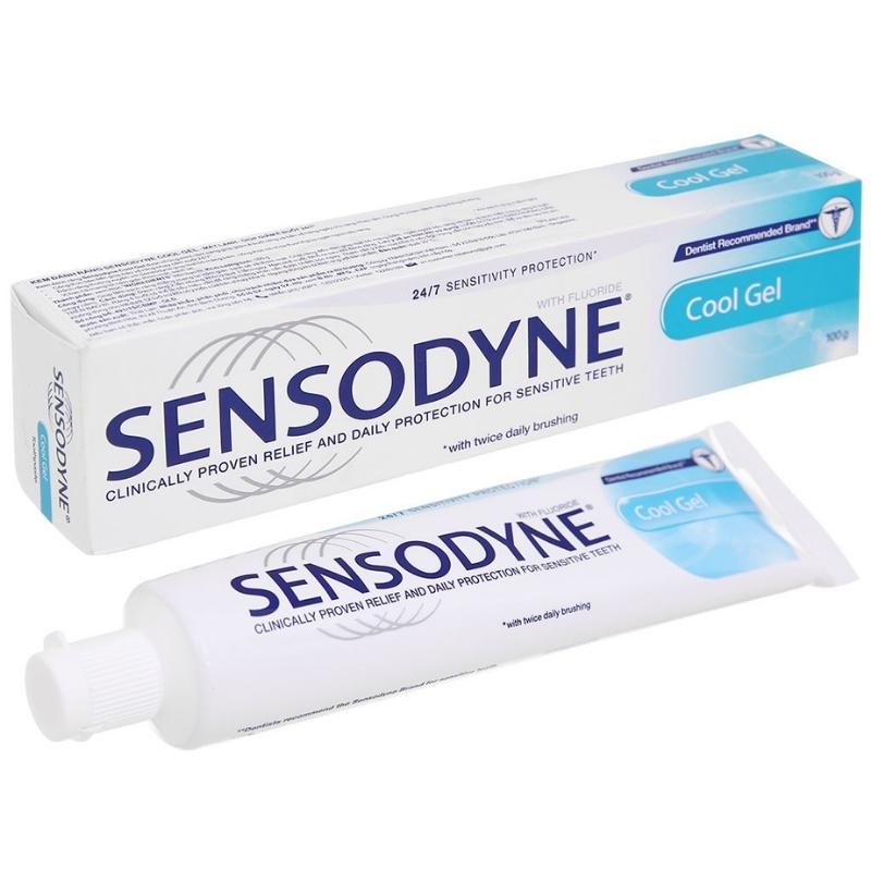 Kem đánh răng Sensodyne Cool Gel giảm ê buốt 24/7 hương bạc hà 100g - AVAKids.com