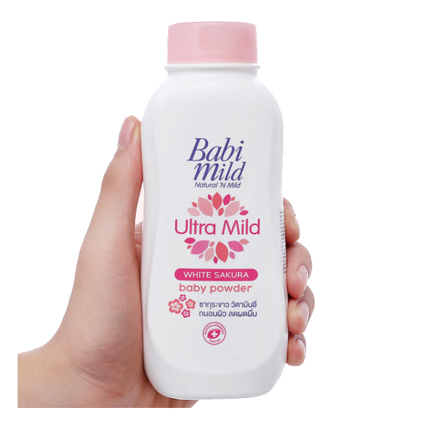 Phấn thơm Babi Mild Sakura 180g