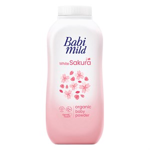 Phấn thơm dưỡng ẩm cho bé Babi Mild White Sakura