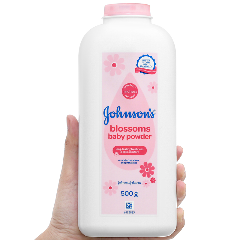 Phấn thơm cho bé Johnsons Blossoms 200g 7