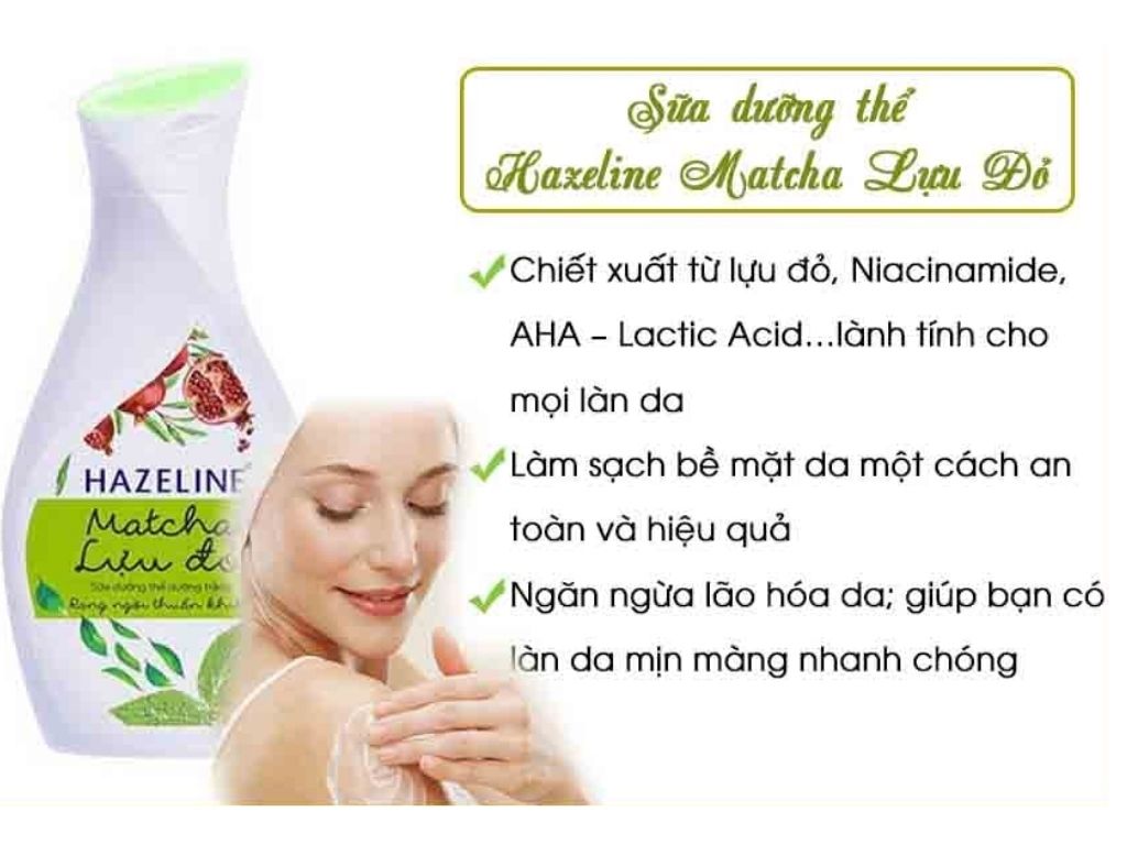 Sữa dưỡng thể Hazeline chai 140ml giá tốt tại Bách hoá XANH