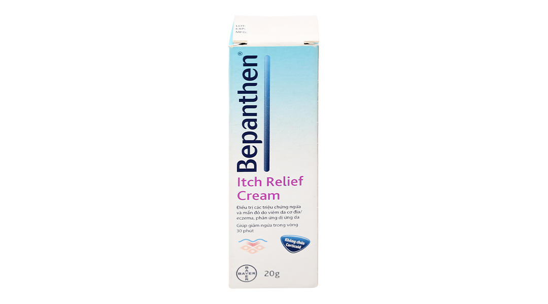 Kem Bepanthen Itch Relief Cream giảm ngứa, mẩn đỏ do viêm da