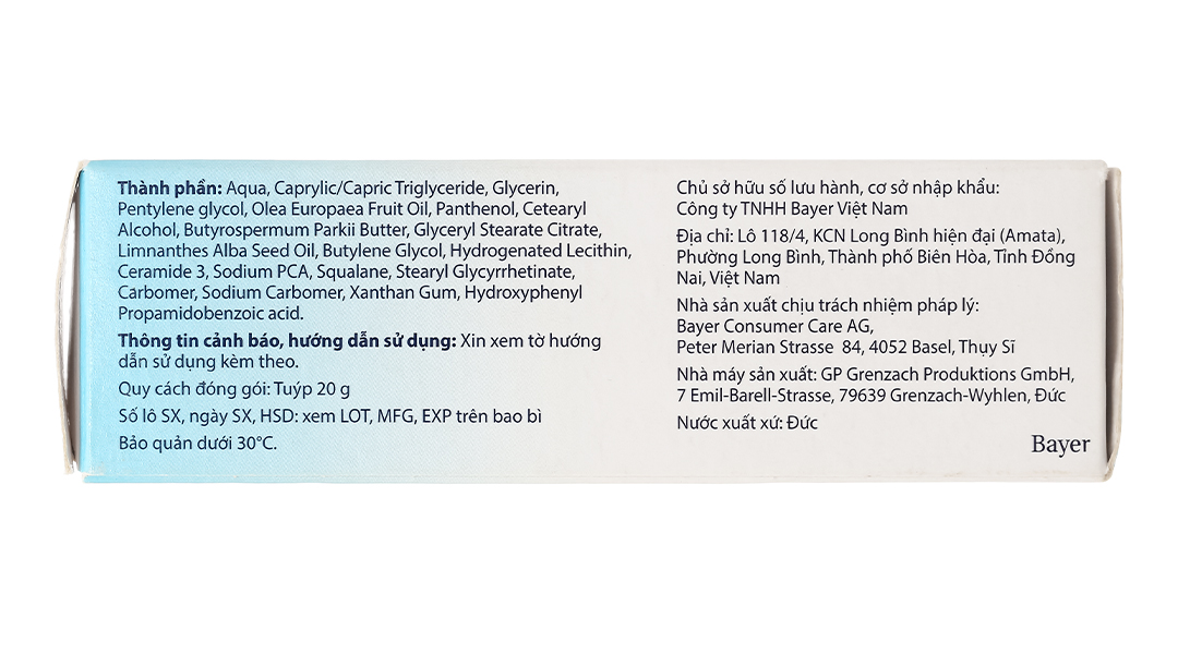 Kem Bepanthen Itch Relief Cream giảm ngứa, mẩn đỏ do viêm da