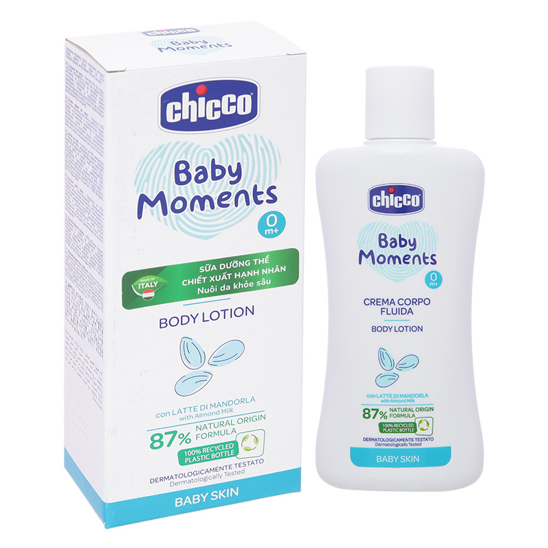 Sữa dưỡng ẩm chiết xuất hạnh nhân cho bé Chicco 200 ml 2